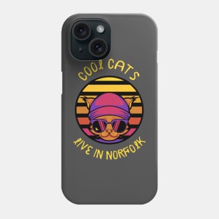 Cool Cats live in Norfolk Phone Case