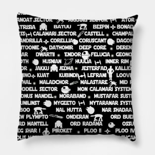 Science Fiction planet systems Pillow