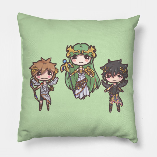 Kid Icarus Pit Dark Pit Palutena Chibi Kid Icarus Almohada