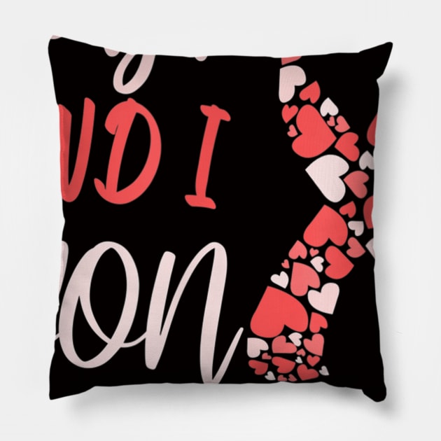 Style Cancer I Fought and I Won 20 Years Cancer Pillow by Christyn Evans