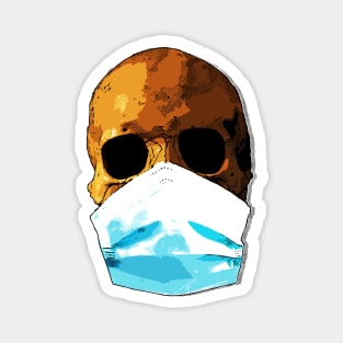 Skully Boy Face Mask Magnet