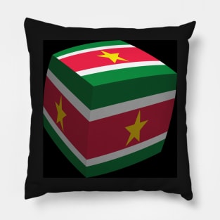 Suriname cubed Pillow