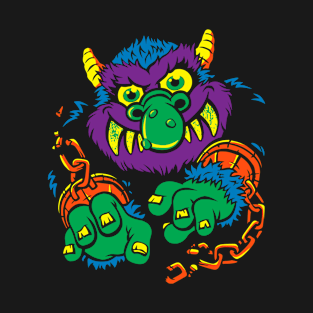 My Pet Monster 1980s Retro T-Shirt