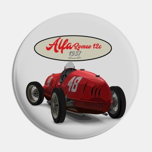 ALFA ROMEO 12C 1937 Back Pin