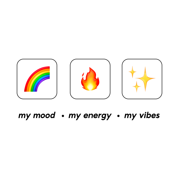 Rainbown, Fire, Star Emoji Positive vibes by IcyGangz