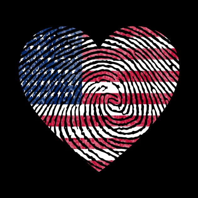 US flag fingerprint by halazidan