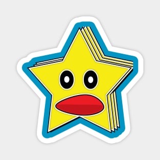 A Falling Star Design Magnet