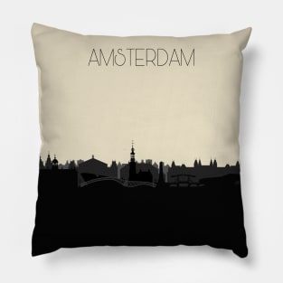 Amsterdam Skyline Pillow