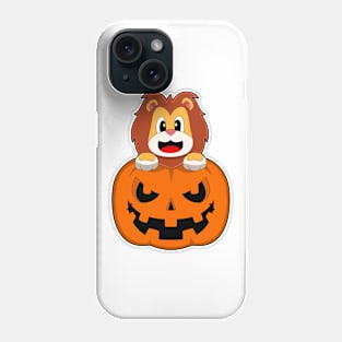 Lion Halloween Pumpkin Phone Case