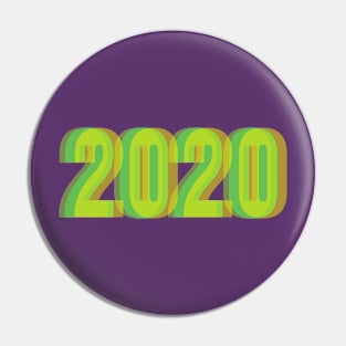 Blurred 2020 Pin