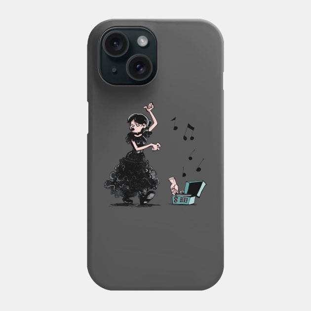 On Wednesday we dance Phone Case by Zascanauta