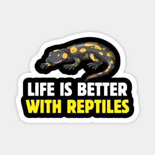 Life is Better with Reptiles Magnet