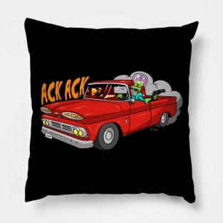 Ack ack alien attack Pillow