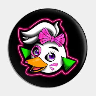 Neon Galaxy Glamrock Chica Pin