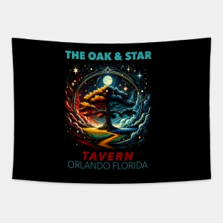 The Oak and Star Orlando Florida Theme Park Bar Tapestry