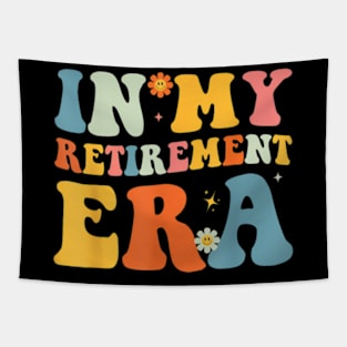 Groovy In My Retirement Era Teacher Retired 2024 Tapestry