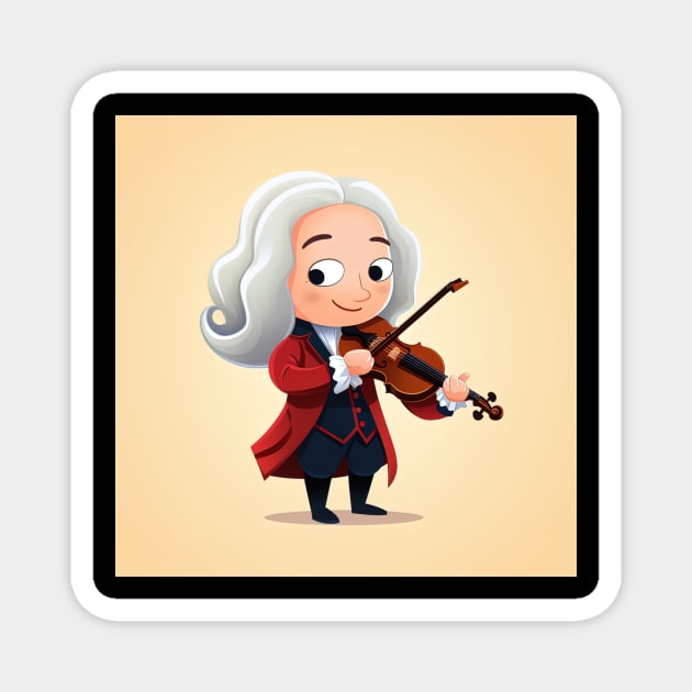 Antonio Vivaldi Magnet by ComicsFactory