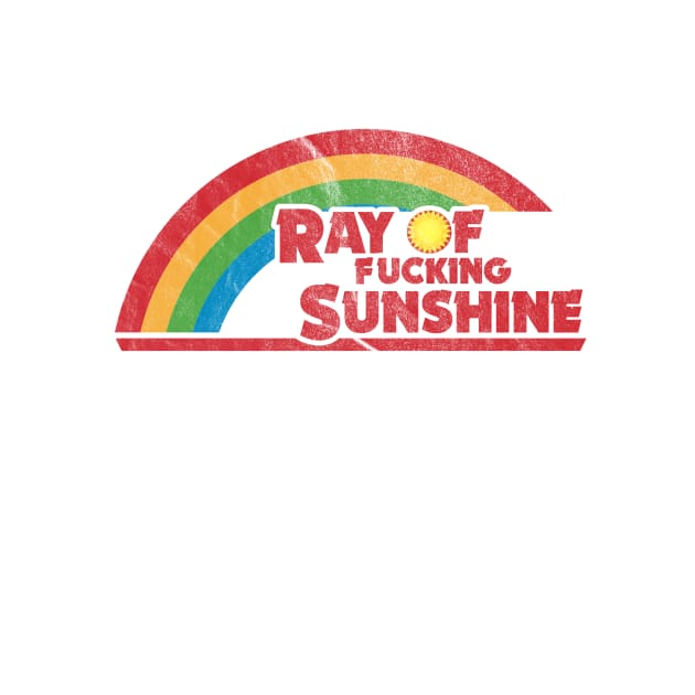 Ray of F*cking Sunshine | Vintage Style Rainbow by ThePrintableGeek