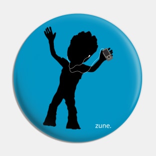 Baby Groot Zune iPod Advert Pin