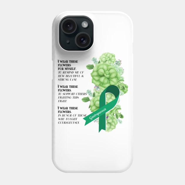 Gastroparesis Support Awareness Phone Case by allthumbs