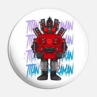 skibidi toilet titan speakerman Pin