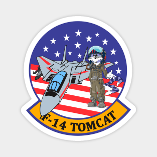 Grumman F-14 Tomcat - Aircraft Stars and Stripes Magnet