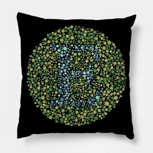 Ishihara Test Letter E Pillow