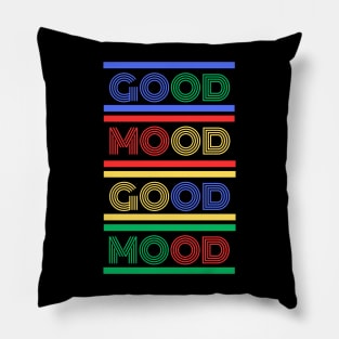 Good Mood Shuffle (Mood Colors) Pillow