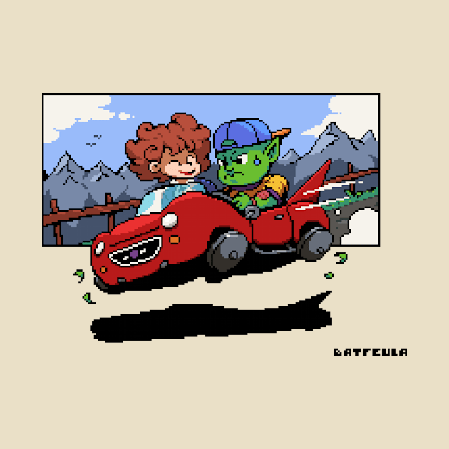 Piccolo's driving lesson! by BATFEULA