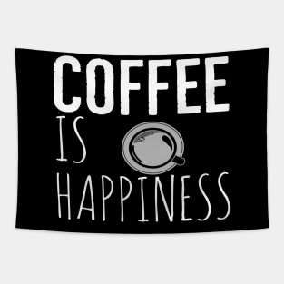 Coffee Is Happiness Funny Tapestry