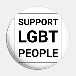 Support LGBT People Pin