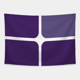 Large Purple Tiles Tapestry