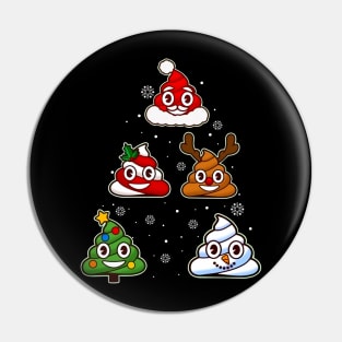 Cute Poop Christmas Pin