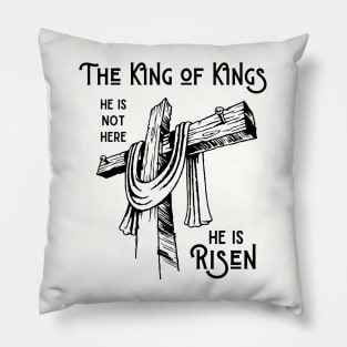 He Is Not Here Pillow