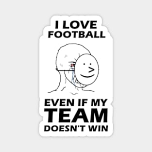 Real Football Fan Magnet