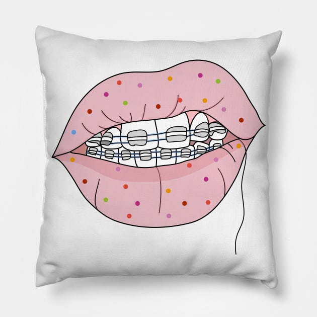 Braceface Pillow by ckai