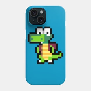 Croc Retro 8-Bit Pixel Art Character Phone Case