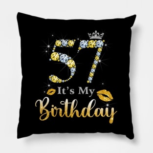 It's My 57th Birthday Pillow