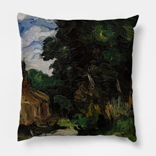 River Bend by Paul Cezanne Pillow