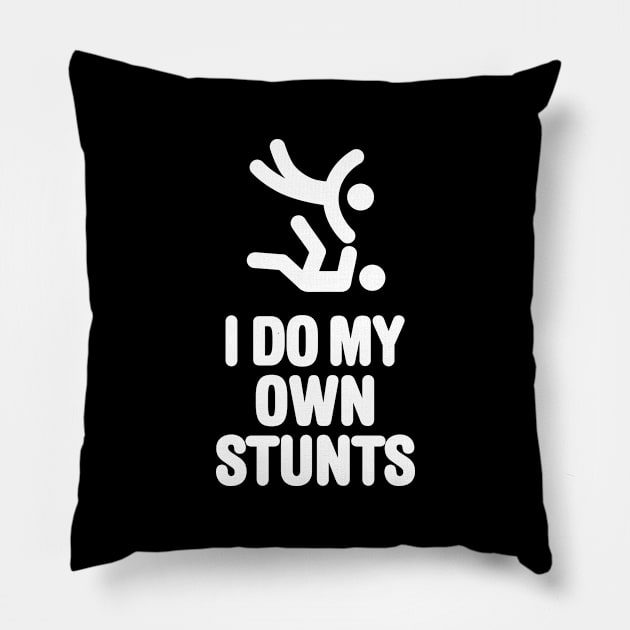 I do my own stunts funny Judo Judoka martial arts Pillow by LaundryFactory