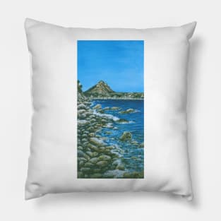 MONTGO AND JAVEA, SPAIN, VIEWED FROM THE SEA Pillow