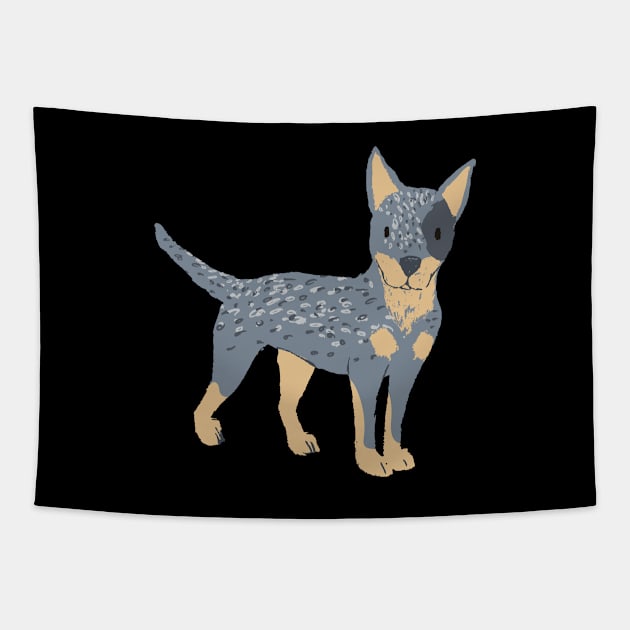 Australian Cattle Dog - Australian Cattle Dog Tapestry by HarrietsDogGifts