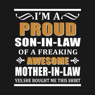 SON IN LAW.son in law quotes.best son in law quotes T-Shirt