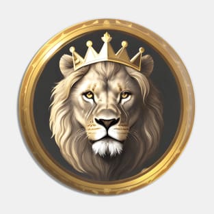 Regal Lion with Crown no.13 Pin