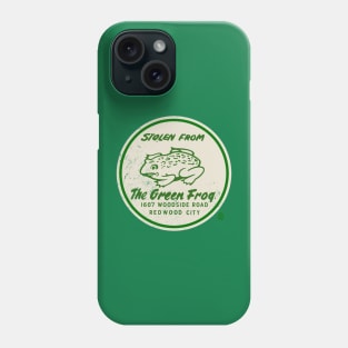 Vintage the Green Frog Bar Redwood City California Phone Case