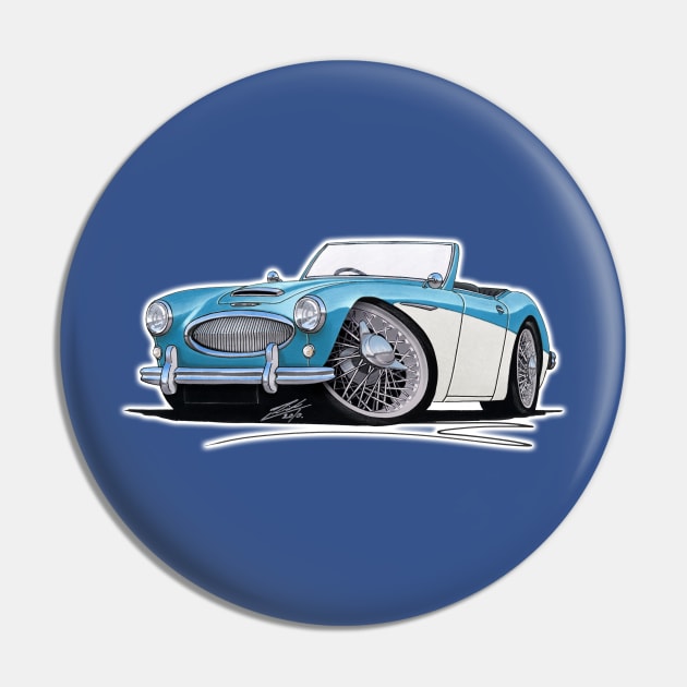 Austin-Healey 3000 Blue Pin by y30man5