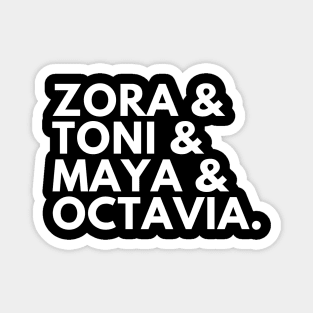 Zora & Toni & Maya & Octavia T-Shirt Magnet