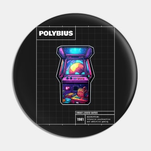 POLYBIUS arcade machine Pin