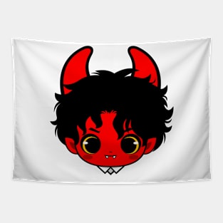 Cute Red Devil Tapestry