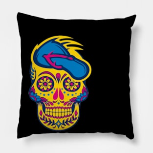 Flying Chanclas De San Antonio Fear La Chancla T Pillow